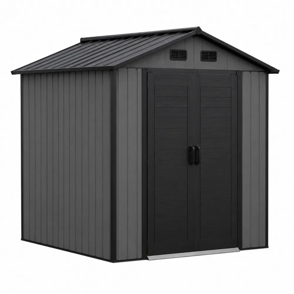 Szopa ogrodowa z polipropylenu 240x160x200 cm antracyt